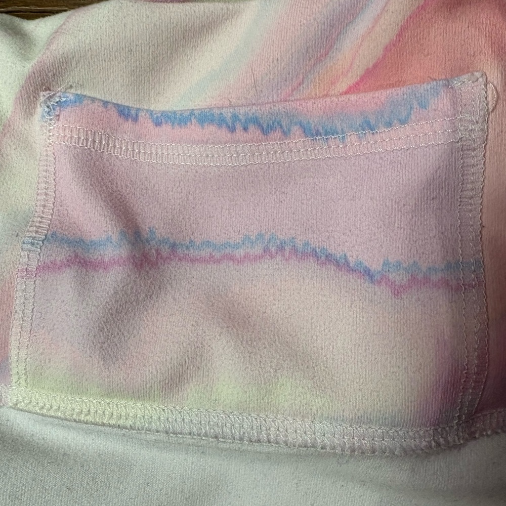 Fabletics power hold Pastel Swirl Leggings - Pink & Multi capri xxl - Picture 5 of 6